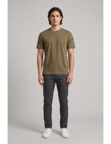 Blauer t-shirt in cotone Hanson 26SBLUH02068-007439 [4ccc3975]