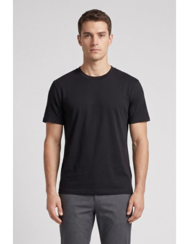 Blauer t-shirt in cotone Hanson 26SBLUH02068-007439 [6dc32c0b]