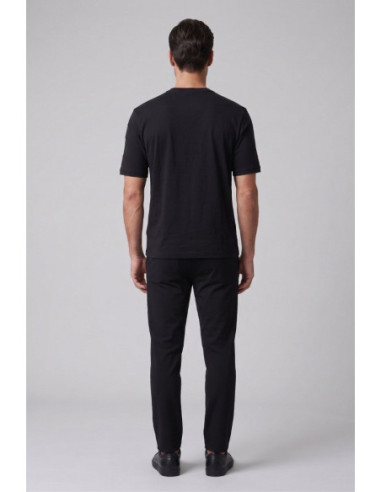 Blauer t-shirt in cotone Hanson 26SBLUH02068-007439 [03f8ae02]