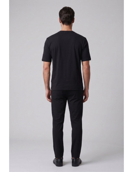 Blauer t-shirt in cotone Hanson 26SBLUH02068-007439 [03f8ae02]