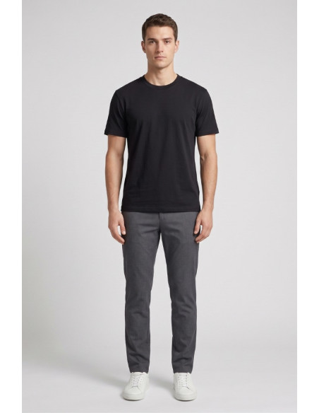 Blauer t-shirt in cotone Hanson 26SBLUH02068-007439 [06a8e91c]