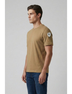 Blauer t-shirt in cotone Hanson 26SBLUH02068-007439 [5bfe5806] 2