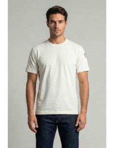 Blauer t-shirt in cotone Hanson 26SBLUH02068-007439 [04a05fc2]