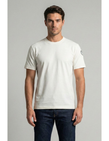 Blauer t-shirt in cotone Hanson 26SBLUH02068-007439 [04a05fc2]