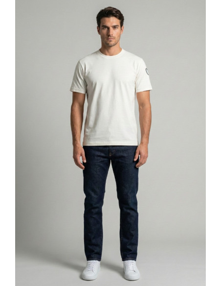 Blauer t-shirt in cotone Hanson 26SBLUH02068-007439 [6fcb9ad5]