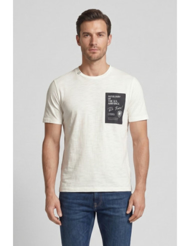 Blauer t-shirt fiammata Dromey 26SBLUH02314-005695 [281a0fd2]