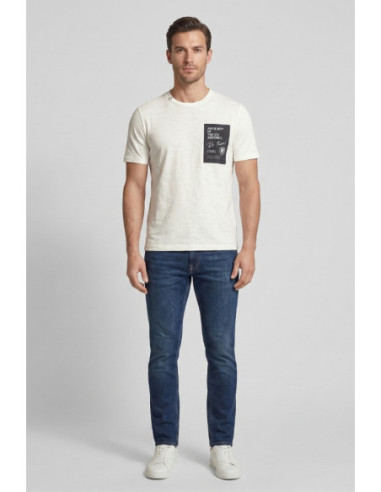 Blauer t-shirt fiammata Dromey 26SBLUH02314-005695 [46218ddb]