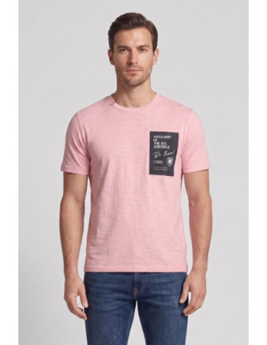Blauer t-shirt fiammata Dromey 26SBLUH02314-005695 [61e2f309]