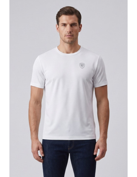 Blauer t-shirt in tessuto tecnico Jasons 26SBLUH02541-007608 [3835ff88]