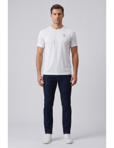 Blauer t-shirt in tessuto tecnico Jasons 26SBLUH02541-007608 [560e7d81]