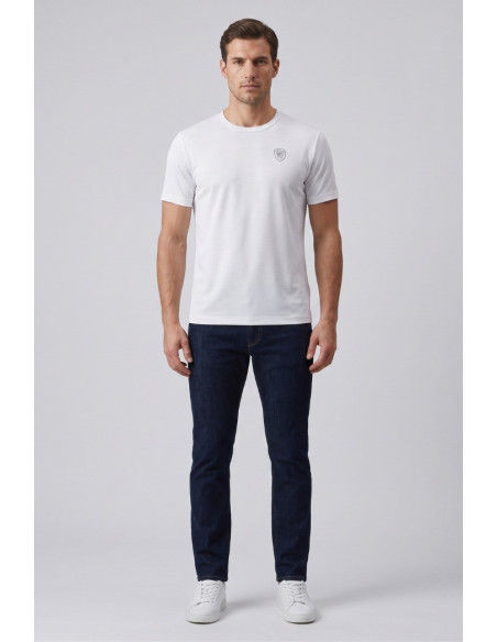 Blauer t-shirt in tessuto tecnico Jasons 26SBLUH02541-007608 [560e7d81]