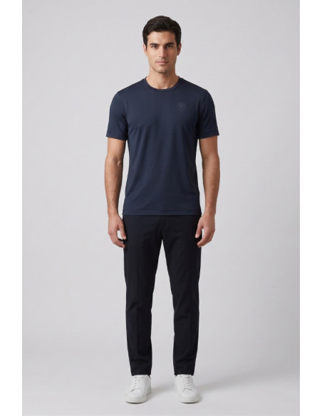 Blauer t-shirt in tessuto tecnico Jasons 26SBLUH02541-007608 [cd10c787]