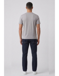 Blauer t-shirt in jersey stampa logo frontale in tono Bourn 26SBLUH02287-007480 [e3838346] 2