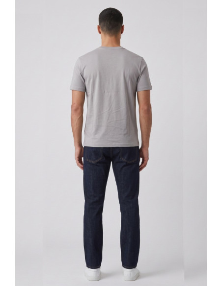 Blauer t-shirt in jersey stampa logo frontale in tono Bourn 26SBLUH02287-007480 [3aa5c04b]