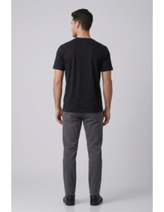 Blauer t-shirt in jersey stampa logo frontale in tono Bourn 26SBLUH02287-007480 [bb0e857b] 2