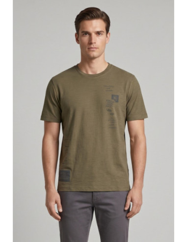 Blauer t-shirt fiammata Cotuit 26SBLUH02313-005695 [31714f2c]