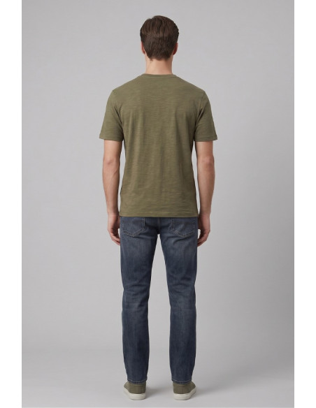 Blauer t-shirt fiammata con taschino Edge 26SBLUH02315-005695 [f878fc7b]