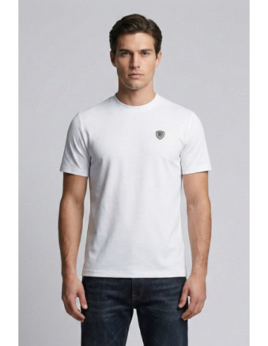 Blauer t-shirt scudo cangiante Jan 26SBLUH02065-006526 [ced6ecaa]