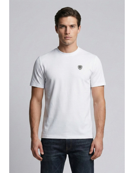 Blauer t-shirt scudo cangiante Jan 26SBLUH02065-006526 [ced6ecaa]
