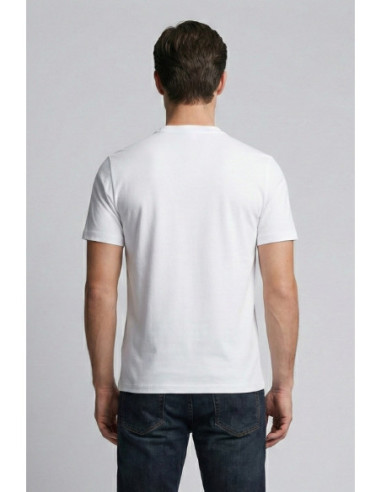 Blauer t-shirt scudo cangiante Jan 26SBLUH02065-006526 [17f0afa7]