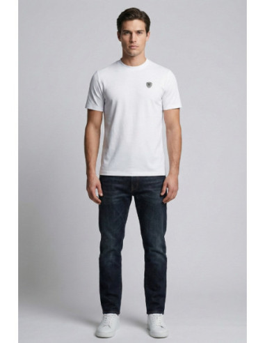 Blauer t-shirt scudo cangiante Jan 26SBLUH02065-006526 [a0ed6ea3]