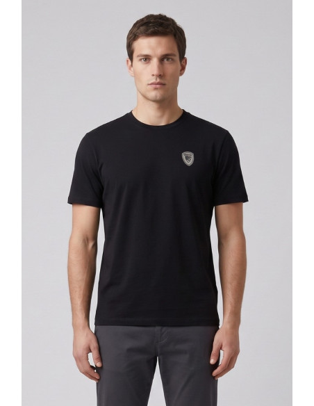 Blauer t-shirt scudo cangiante Jan 26SBLUH02065-006526 [e5d45426]