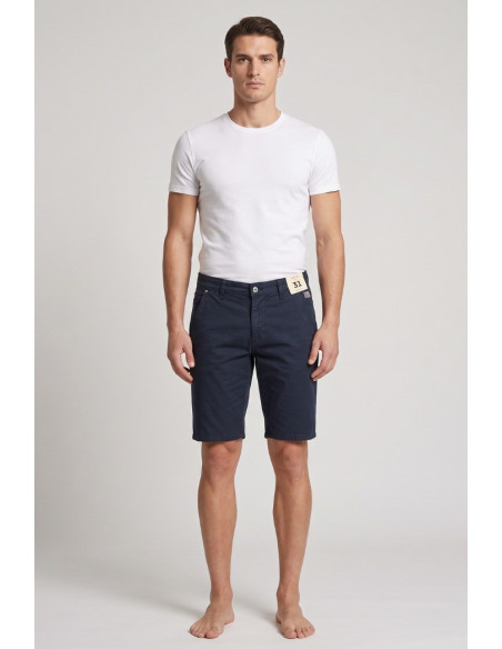 Roy Roger's bermuda in gabardina di cotone stretch Elias RRU047P3370112 [6d61a2c3]