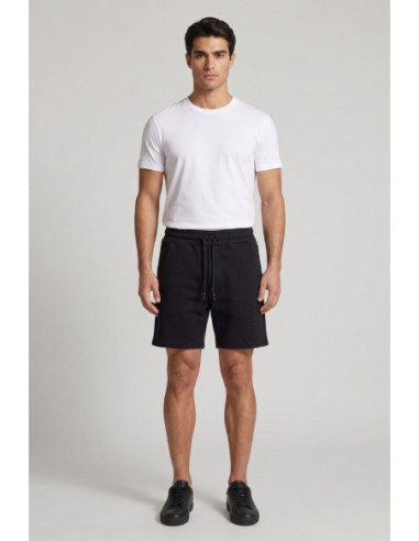 Drop Season 2 bermuda in cotone con logo in tessuto SS26230 [49a9c10d]