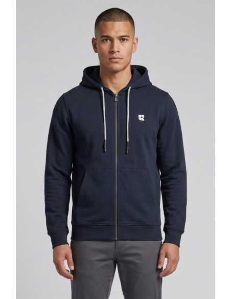 Urban Ring felpa full zip con cappuccio in misto cotone UR812001 [0f5c268a]