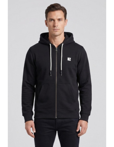 Urban Ring felpa full zip con cappuccio in misto cotone UR812001 [bf402400]
