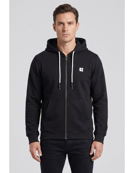 Urban Ring felpa full zip con cappuccio in misto cotone UR812001 [bf402400]