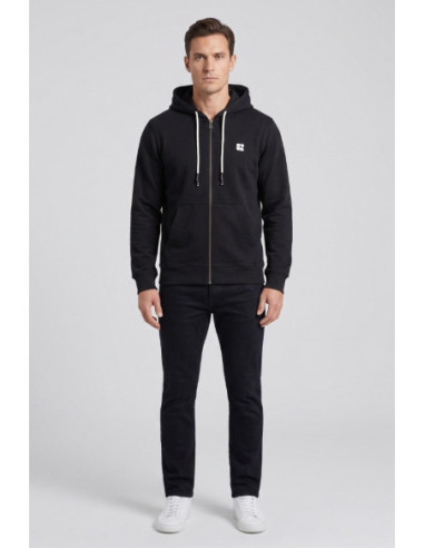 Urban Ring felpa full zip con cappuccio in misto cotone UR812001 [d17ba609]