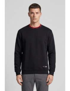 Drop Season 2 felpa girocollo in cotone con logo sul colletto SS26303 [dab89c5e]