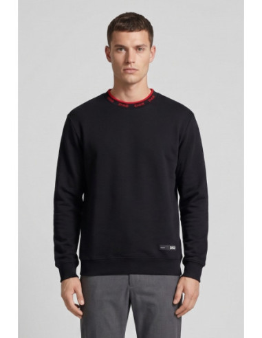 Drop Season 2 felpa girocollo in cotone con logo sul colletto SS26303 [dab89c5e]
