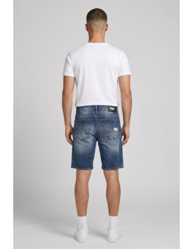 Drop Season 2 bermuda in denim con rotture SS26D25 [2b8fc567]