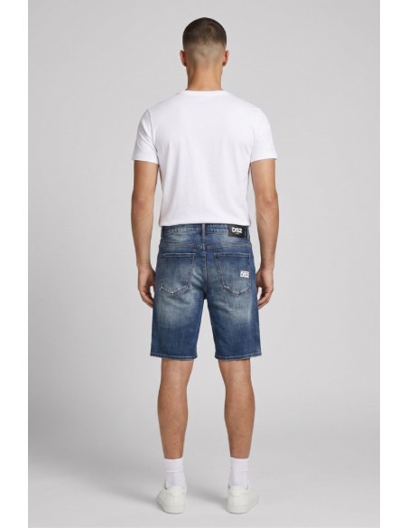 Drop Season 2 bermuda in denim con rotture SS26D25 [2b8fc567]