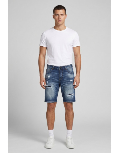 Drop Season 2 bermuda in denim con rotture SS26D25 [9c920463]