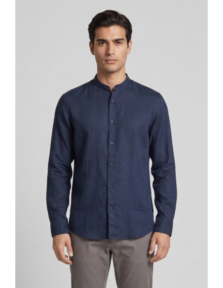 Urban Ring camicia coreana in misto lino UR813023 [1aab26ae]