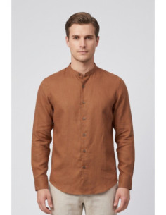Urban Ring camicia coreana in misto lino UR813023 [e854dbc2]