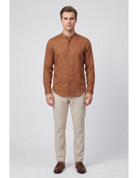 Urban Ring camicia coreana in misto lino UR813023 [866f59cb]