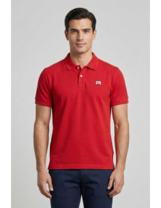 Roy Roger's polo in piquet di cotone con logo RRU500CQ36XXXX [a3c46824]