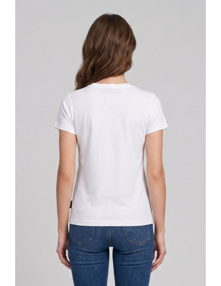 Moschino t-shirt in cotone con stampa orso V6A0701-4410 [11700d9b]