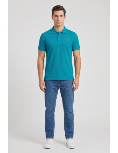 Beverly Hills Polo Club polo in piquet di cotone P450124 [feed8a01]