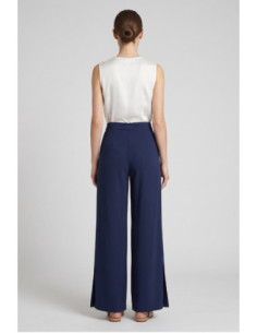 Influencer pantalone palazzo con plissè 05X600 [70ef7a48] 2