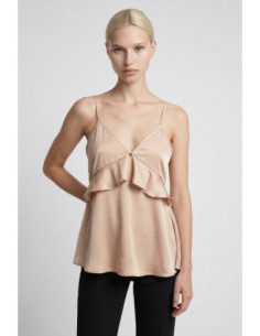 Influencer top scollo a V con volant 05Y192 [2a9a82b0]