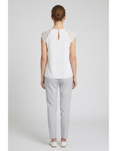 Influencer blusa con spalle in pizzo 03T0026 [f5dbd8a1]