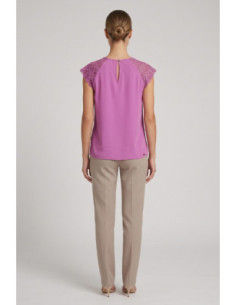 Influencer blusa con spalle in pizzo 03T0026 [c2da405c] 2