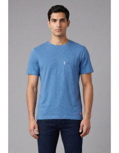 Beverly Hills Polo Club t-shirt in jersey di cotone con taschino TS450040 [37ddb711]