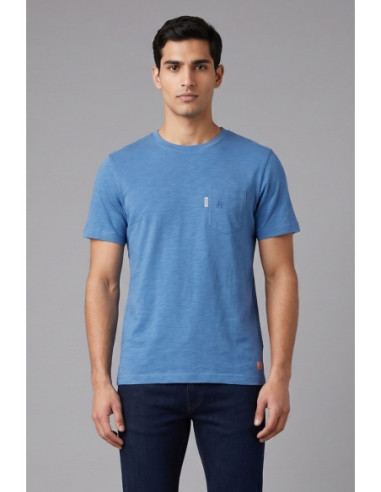 Beverly Hills Polo Club t-shirt in jersey di cotone con taschino TS450040 [37ddb711]