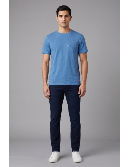 Beverly Hills Polo Club t-shirt in jersey di cotone con taschino TS450040 [59e63518]